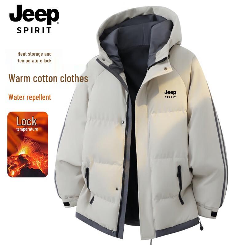 

JEEP SPIRIT Men s Hooded Padded Winter Jacket