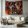 Moto Art Wall Tapestry Aesthetic Wall Hanging Printed Fabric Blanket Decorative Tapestries for Bedroom Living Room Home Decor