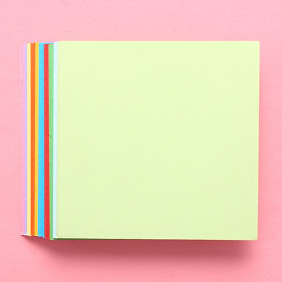 100 Sheets 15/20/25cm Square Origami Paper 10 Colors Double Sided DIY Scrapbook School Arts Crafts Kids Beginner Easy Fold Colorful Origami Sheets