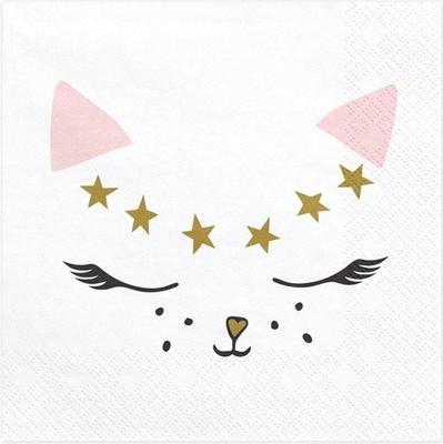 Kitten Napkins, 33X33Cm, 20 Pcs