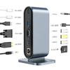 12 in 1 HUB Type C to Multi 4KHD RJ45 VGA 4 USB 3.0 PD Power Adapter Docking Station Desktop Portable