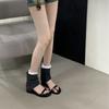 Sandals RomanStyle Toe PostCool Boots Casual Fashion RhinestoneToe LoopShaftBoots SummerInner6 C M