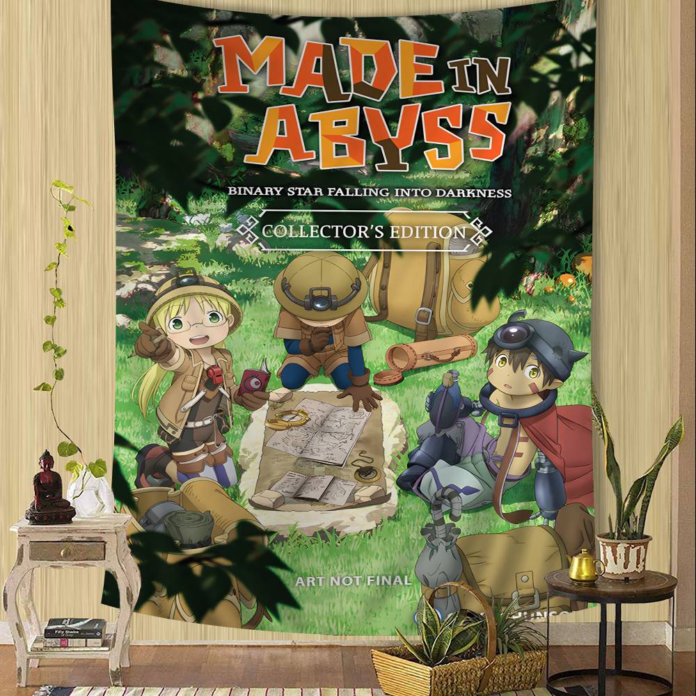 Made In Abyss Movie Anime Tapestry For Living Room Home Dorm Decor Home Decor
