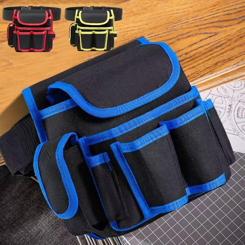 Durable Multi-Function Oxford Cloth Tool Belt for Electricians, Carpenters, and Plumbers