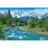 EPOCH 1053 Super Small Piece Jigsaw Puzzle Japanese Scenery Hakuba Sanzan and Clear Stream - Nagano (26 X 38cm) 31-029 Comes with Glue, Spatula Includ