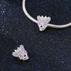 Charms Original Copper Plated Romantic Crown Skull Beads Fit Bracelet Diy Gift Women Delicate Jewelry Accessory