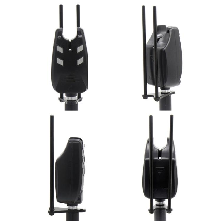 Fishing Snag Bar ear Aluminum Alloys Fishing Windproof Stick Bites Alarm Holder Support Rod Antiwind Clip Fishing Tackle