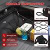 RED WOLF 3 Pocket Truck Bed Cargo Net For Toyota Ford Dodge GMC Chevy Silverado, Universal Pickup Mesh Storage Net 47.2" X 11.8" Stretchable Elastic