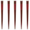 Happy Set of Made In PID1172 J-kitchens Chopsticks, 5, Material Wood, Chopsticks, Japan,