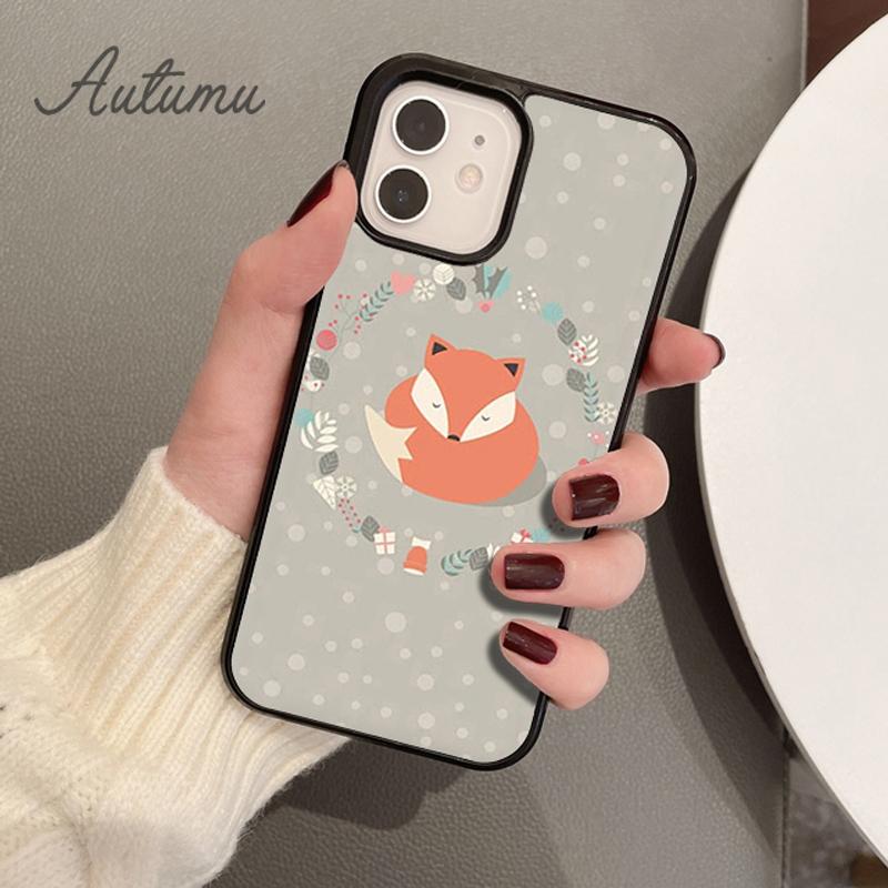 Fox Animal Phone Case for iPhone 11 12 13 14 Pro Max Mini X XR XS SE 2020 5 6S 7 8 Plus Samsung Galaxy S21 S22 Plus Cover Shell