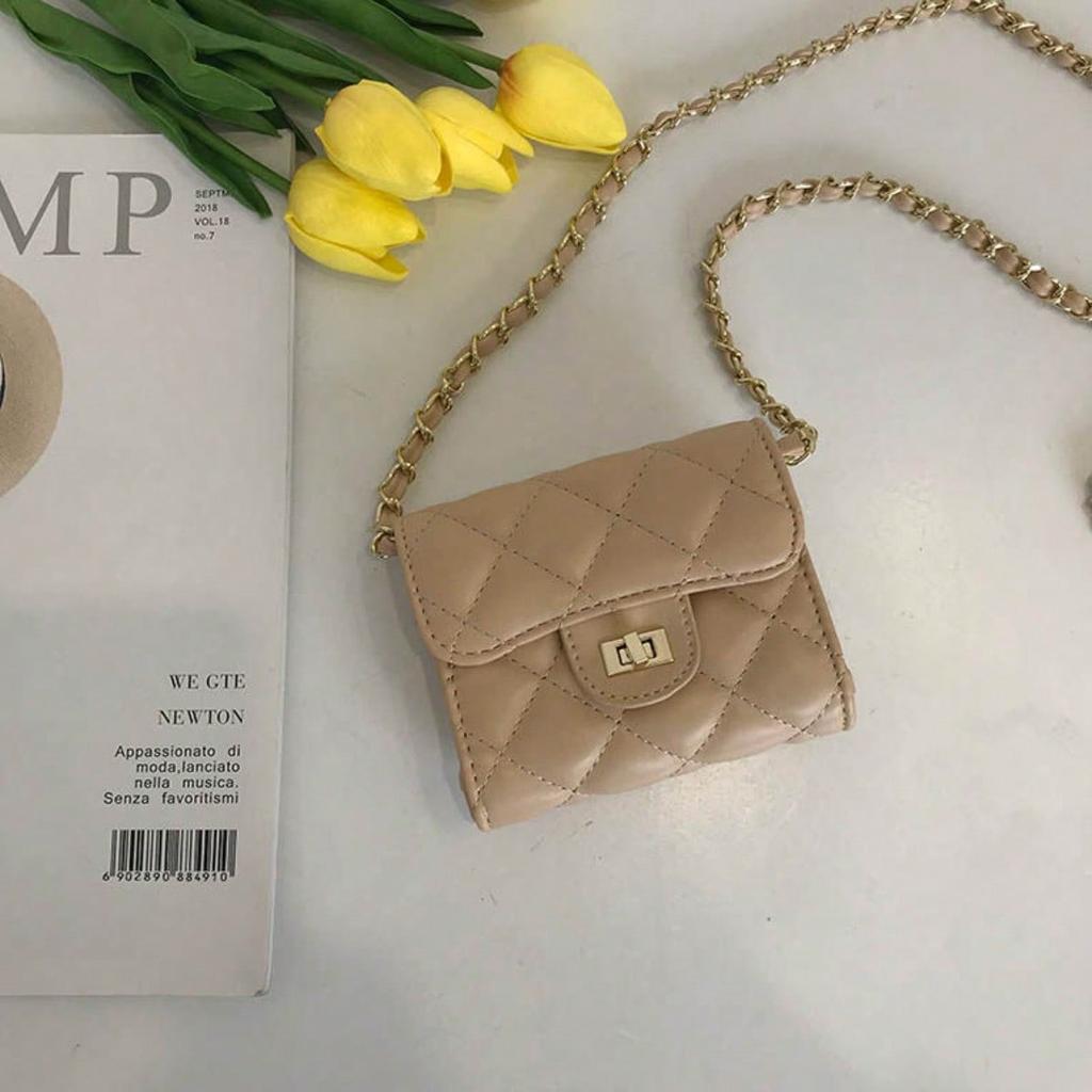 Bag Women's Bag New Fashion Small Square Bag Chain Bag Student Wallet Crossbody Bag