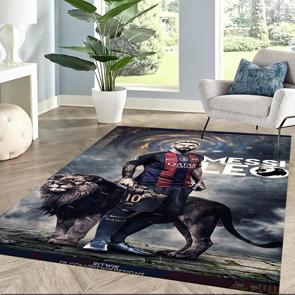 Messi 554 Carpet Perfect for Study Room Kitchen Living Rooms Balcony Antislip Carpet Office Home Decor Best for Christmas