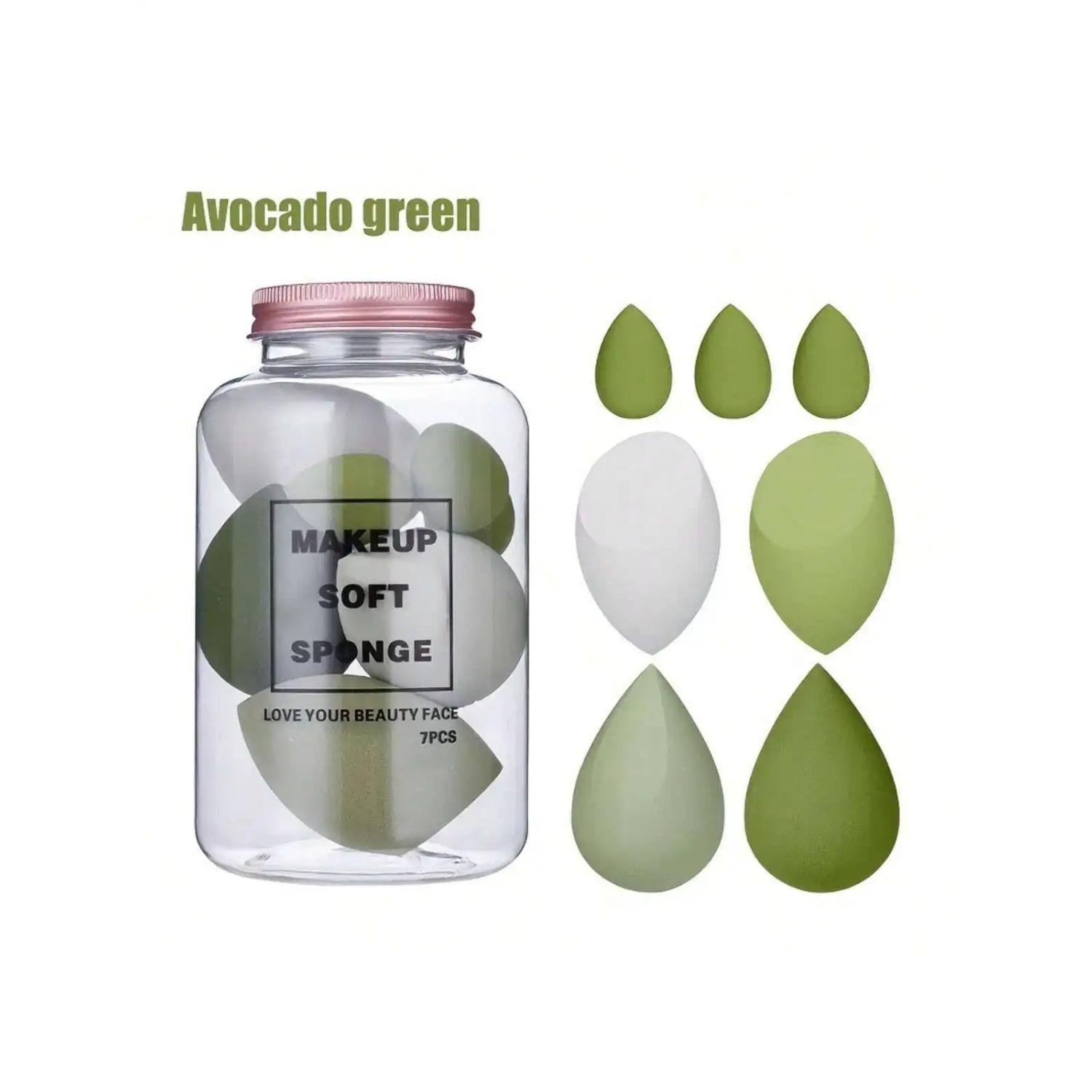 

Набор яиц для красоты, слойка для макияжа, 7 наборов в бутылке для дрейфа, слойка для макияжа, сухая/влажная, для тонального крема/жидкости/крема/пудры, губка для макияжа