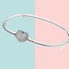2026 New Style 925 Silver Crown Heart Snake Bone Chain, High-Quality Basic Beaded Bracelet for Women DIY Jewelry Making