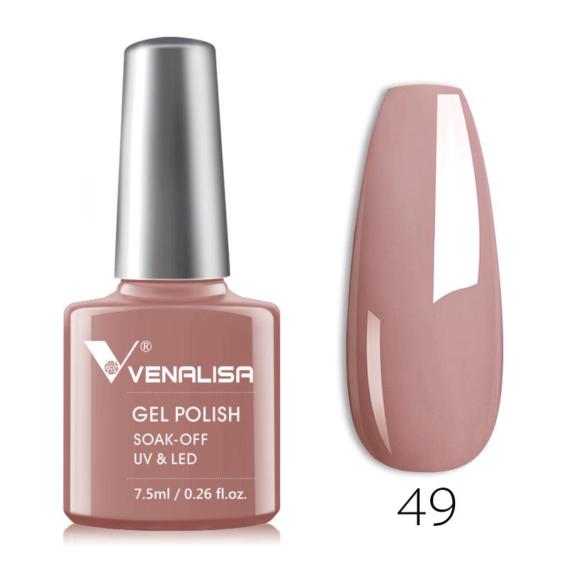 Venalisa 7.5ml Color Nail Gel Polish Soak Off UV LED Lacquer Varnish Long Lasting Nail Art Supply With Paper Box