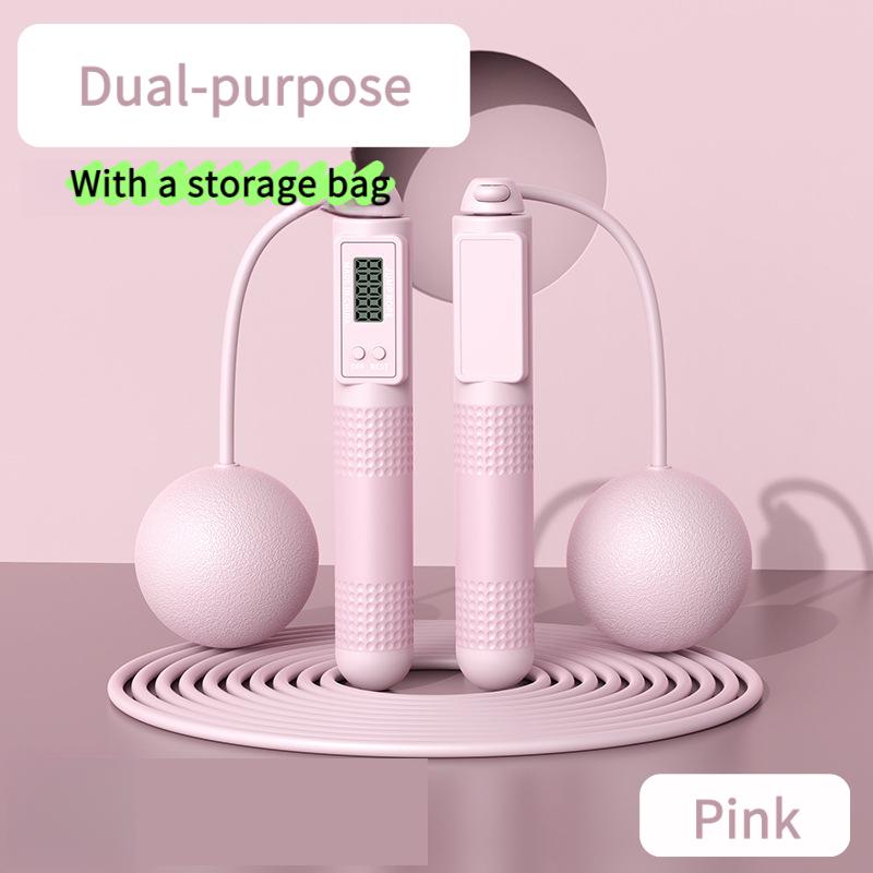 Intelligent Dual Use Skipping Rope Smart Counting Steel Wire Rope Sports Equipment Home Cordless Sports Weighted Skipping Rope