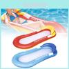 Wholesale Inflatable Floating Lounge Bed With Backrest Comfortable Adult Pool Sofa