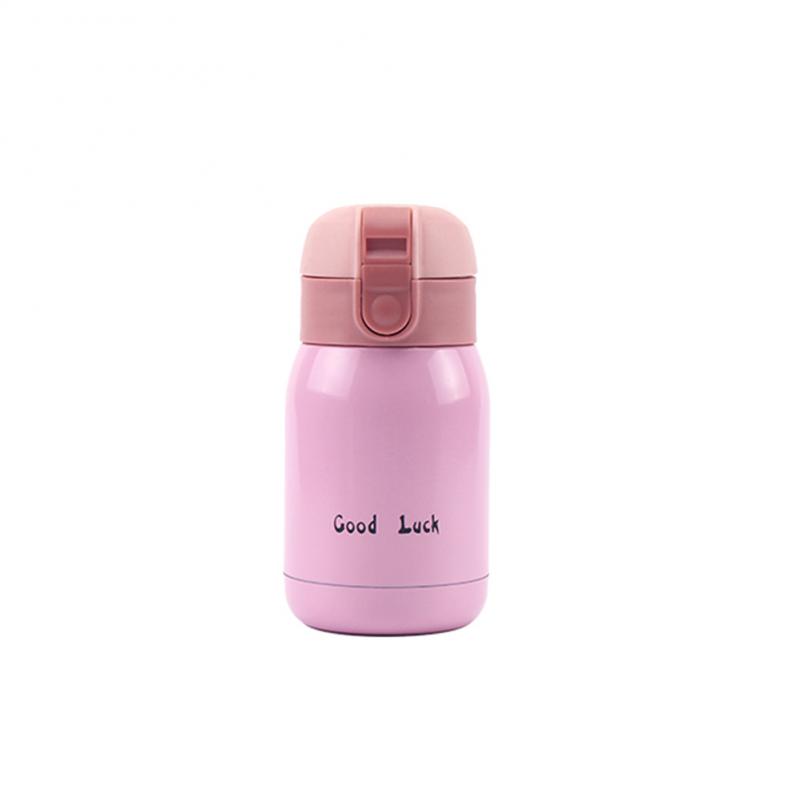 200ml/360ml Mini Thermos Cup Pocket Cup Stainless Steel Thermal Coffee Mug Vacuum Flask Insulated Hot Water Bottle Kids Gift