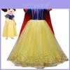 Enchanting Girls Snow White Princess Costume With Layered Elegance And Comfort