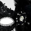 Masquerade Mask Half Face Mask Rhinestones Mask Party Mask Feather Mask Halloween Mask Evening Proms Mask