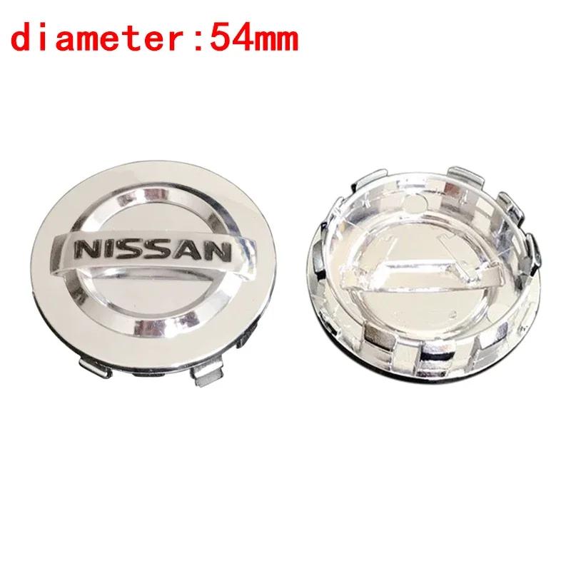 54mm 58mm 60mm Car Wheel Center Hub Caps Cover Nissan X Trail T32 Patrol Tiida Navara Nismo Note Teana Qashqai J11 J10 Juke