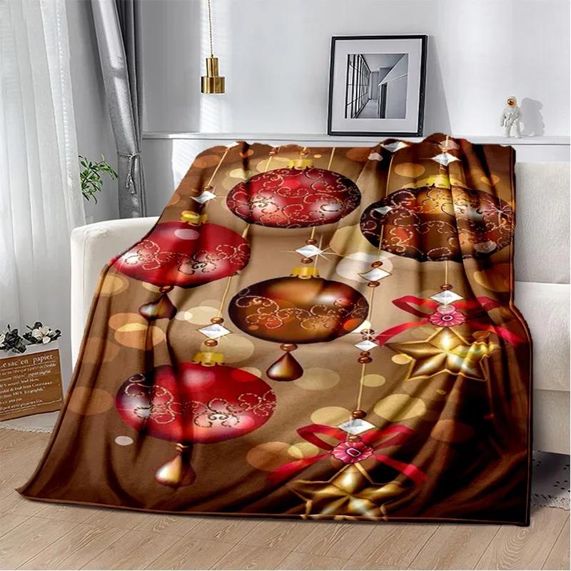 Merry Christmas Tree Santa Claus Kids Gift Cartoon Plush Blanket,Flannel Blanket Throw Blanket for Living Room Bedroom Bed Sofa