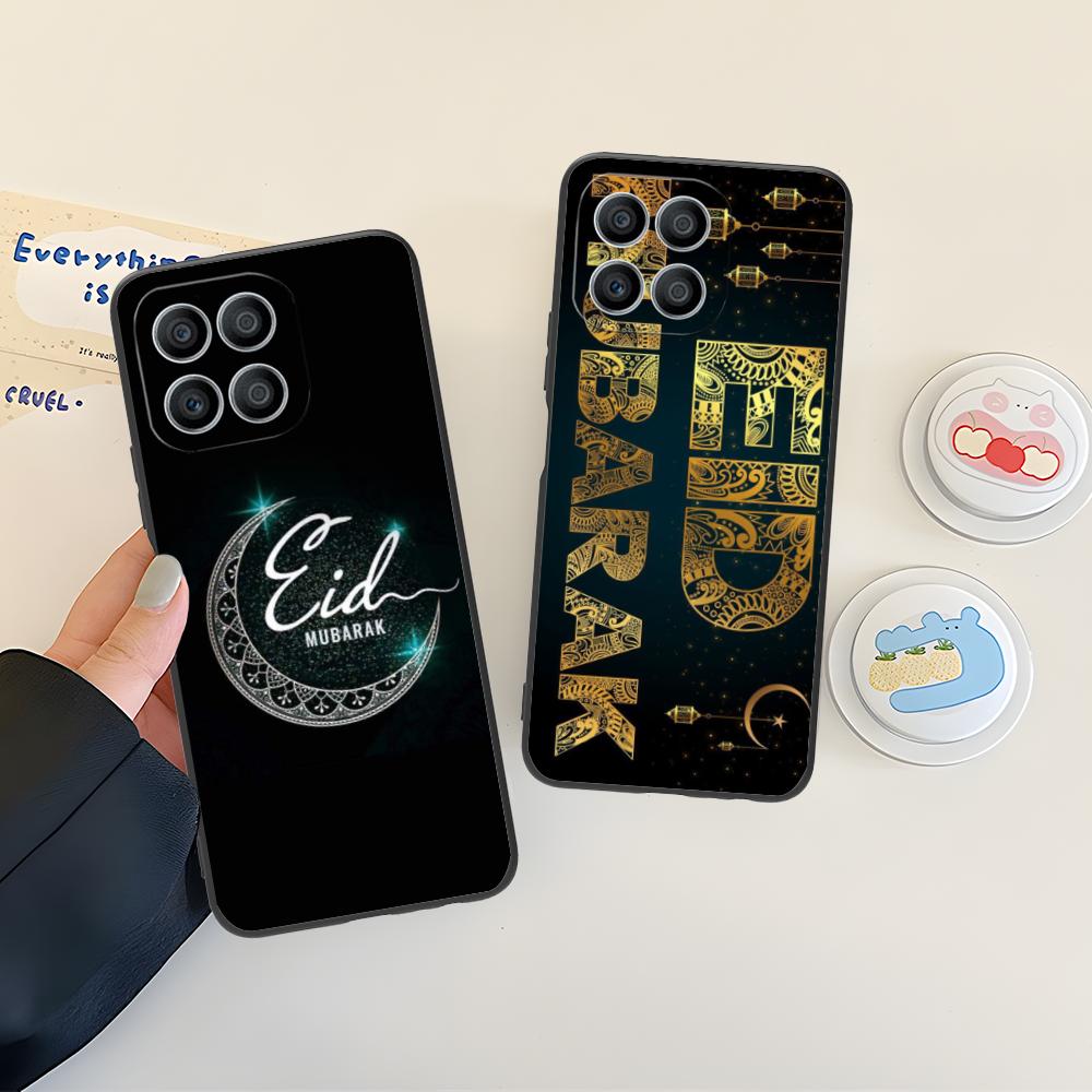 Eid Mubarak Mobile Phone Case for Honor 90 80 70 60 50 30 20 10 9 8 7 Pro S SE Lite 5G Colorful Printing Cover Smartphone Luxury