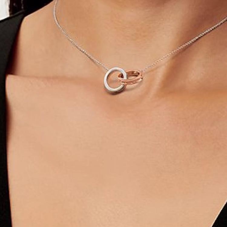 Tiffany & Co. Náhrdelník s přívěskem 1837® Series Lock, unisex, stříbrný náhrdelník 60013934