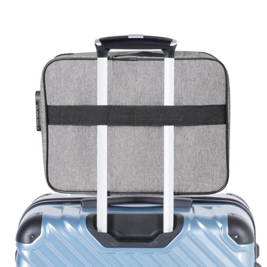 Travel Document Protection Bag Fireproof Waterproof File Storage Bag with Multi-Layer Design Card Holder File Organizer