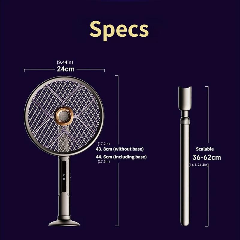 USB Charged Insect Zapper With Double Function As Desktop And Handheld Device For Bedroom Effective Mosquitoes Control