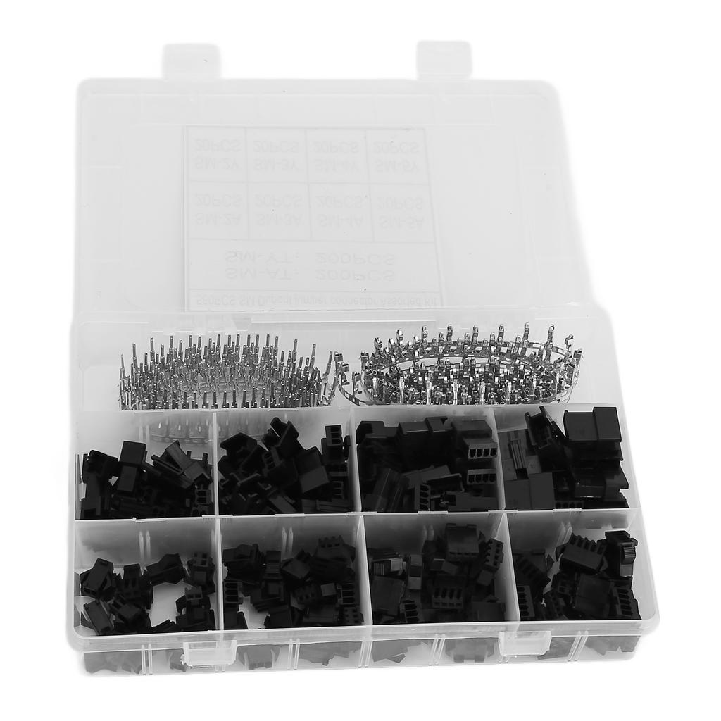 560 Pcs SM Terminal Connector Pin Terminal Connector Kit for Speakers Displays Household Appliances