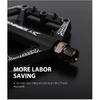 TANKE Bike Pedals Non-Slip Nylon MTB/Road Bicycle Pedals Bearing Cycling Footrest Black/Red/Gray/Orange
