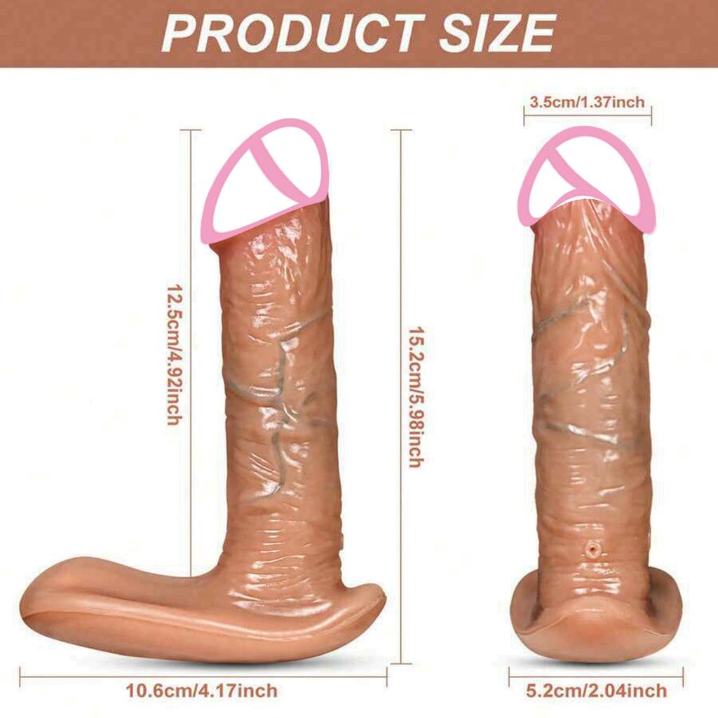 Pene Retráctil Realista a Distancia Adecuado Para Juguetes Sexuales Femeninos Masajeadores Vaginales Juguetes de Silicona Para el Juego Íntimo Entre Parejas