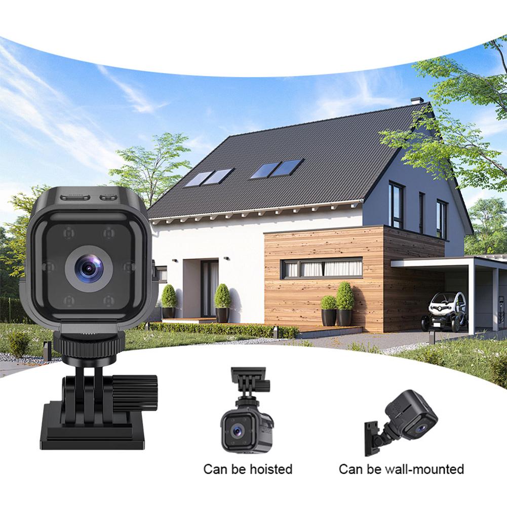HD 1080P Camera Motion Detection Surveillance Camera Built-in Battery Night Vision Pro Cam 960mAh for Indoor Outdoor Home Office
