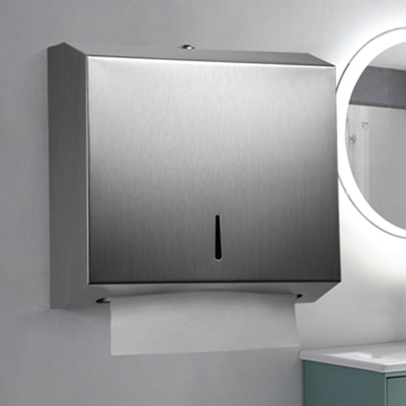 Stainless Steel Waterproof Large Toilet Paper Dispenser for Public and Hotel Bathrooms