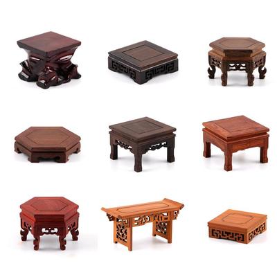 Massivholz-Teeceremonie-Ständer für Teekanne, Wasserkocher, Vase, Bonsai, Buddha-Ornament.