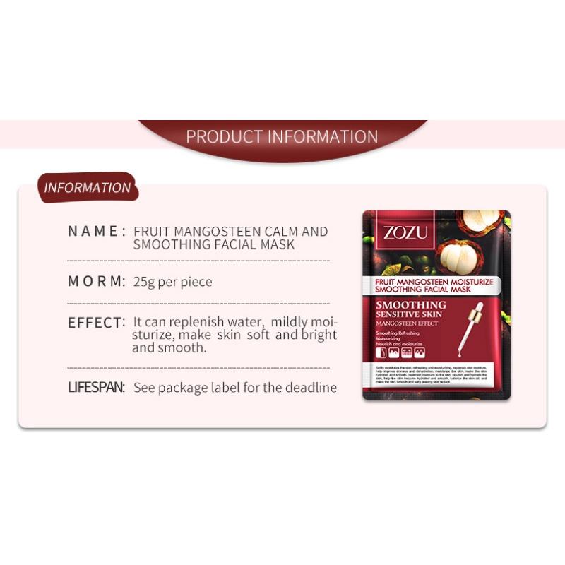 ZOZU Fruit Mask Hydrating Mask Face Mask Hydrating Mask