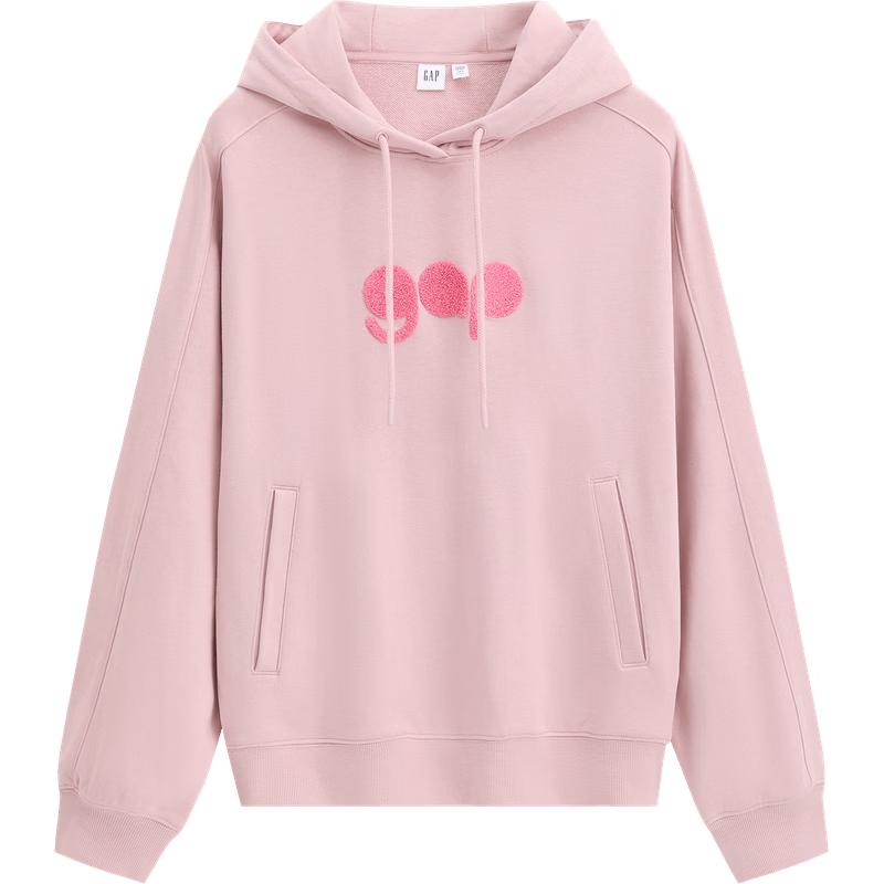 

GAP Women s Spring 2026 Logo Terry Embroidered Pullover Hoodie XS