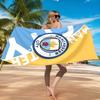 City Football Club Printed Microfiber Beach Towel, Soft And Absorbent, Quick-Dry, Ideal for Summer Travel, Beach Essential, Swimming Pool