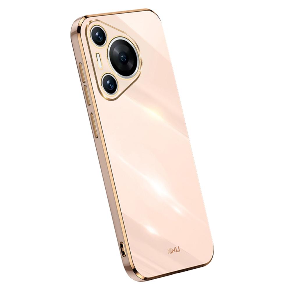 XINLI For Huawei Pura 70 Case Flexible TPU Electroplated Back Phone Cover