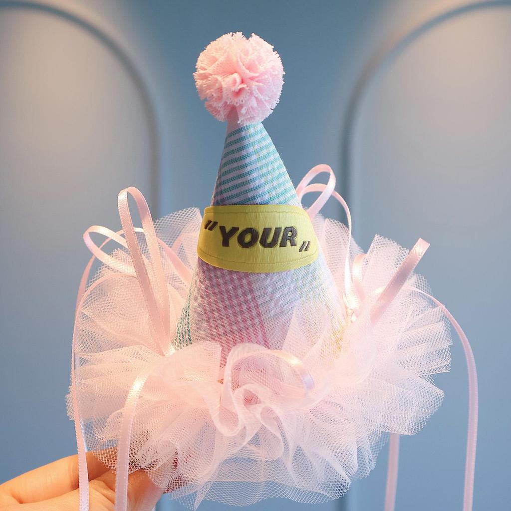 Fermacapelli Dolce Principessa per Compleanno per Bambine Piccole – Accessorio Cappellino Tridimensionale per Bambine