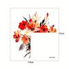 Self-adhesive Waterproof Minimalist Flower Switch Stickers for Living Room Bedroom Wall Decor