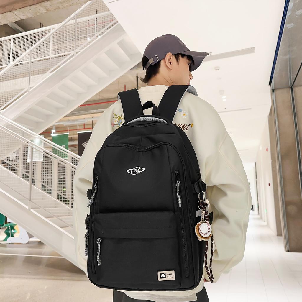 Schoolbag New Korean Version Backpack Large Capacity Junior High School Student Schoolbag Female High Value Simple Versatile Travel Backpack