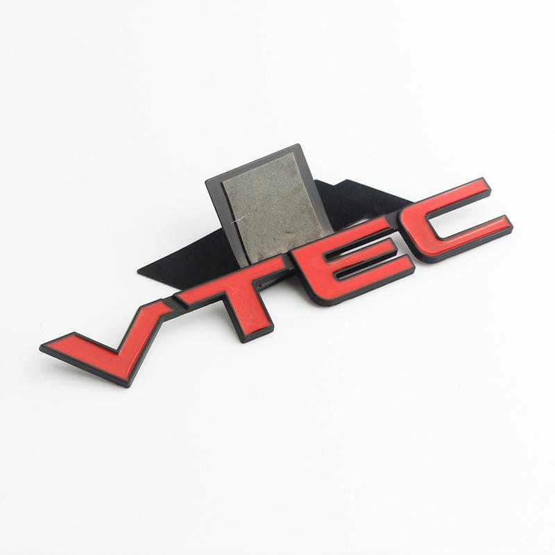 

Боковая и задняя наклейка-наклейка для модификации автомобиля Honda Civic Accord Odyssey CRV Spirior VTEC. чёрный/красный