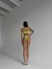 Seductive Polka Dot Half Cup Thong with Sheer Design 