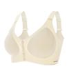 Front-buttoned Bra Women's Fixed Cup Underwear Women's Seamless Bra No Underwire Breast Retraction One-piece Breathable Bra Push Up Bra
