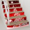 3D Christmas Stair Climber Stickers Self Decorative Murals for Bedroom
