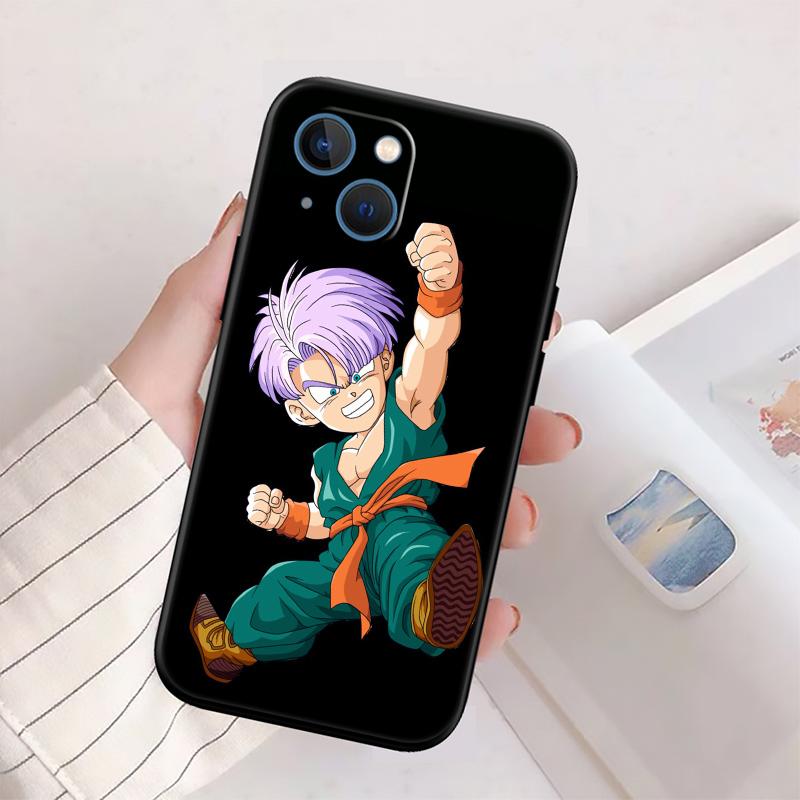 Dragon Ball Trunks New High-End Shell Phone Case for iPhone 16 15 14 13 12 Pro Max Plus Mini