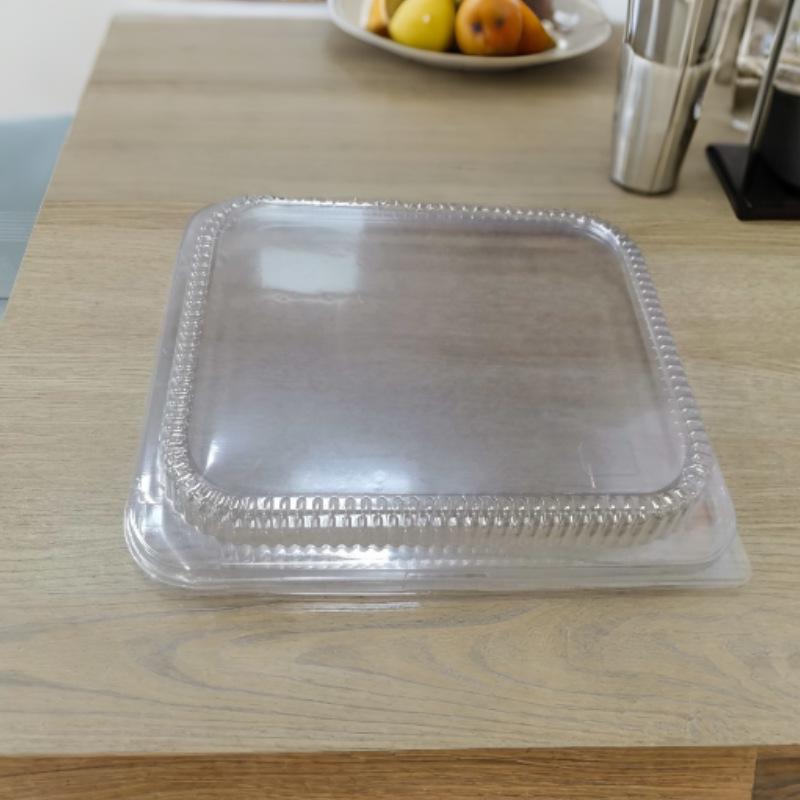 3226 High-Temperature Resistant Square Aluminum Foil Air Fryer Disposable Meal Box