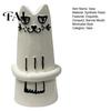 Decorative Dried Flower Container Creative Cat Shaped Vase, Minimalist Cartoon Kitten Tabletop Planter for Narrow Mouth Bud Vase Fresh Flowers,